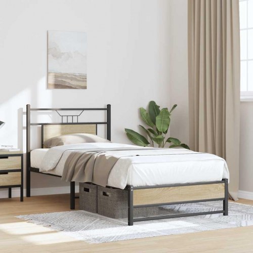Sengeramme 90 x 200 cm uden madras - sonoma-eg
