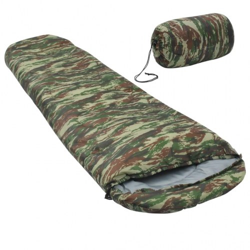 Sovepose til børn 670 g 10 °C mumieformet camouflagedesign