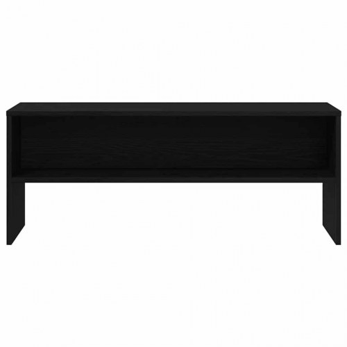 Tv-bord 100×40×40 cm i konstrueret træ - sort eg