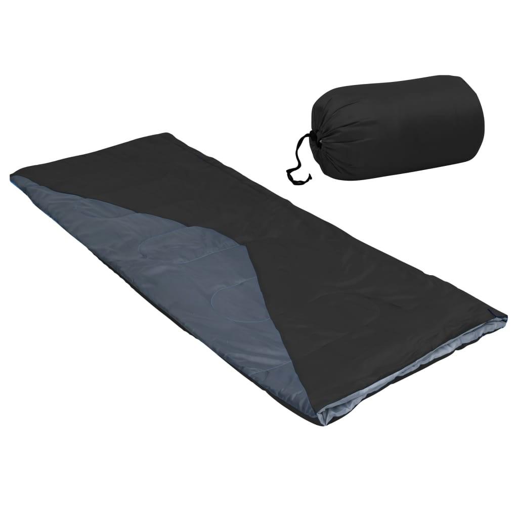 Soveposer 2 stk. 1100 g 10 °C rektangulær sort
