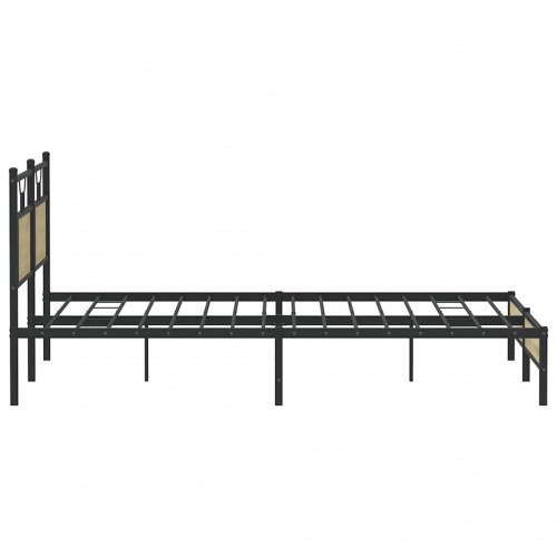 Sengeramme 183 x 203 cm med sengegavl - sonoma-eg
