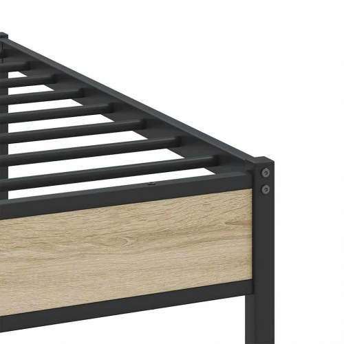 Sengeramme 183 x 203 cm med sengegavl - sonoma-eg