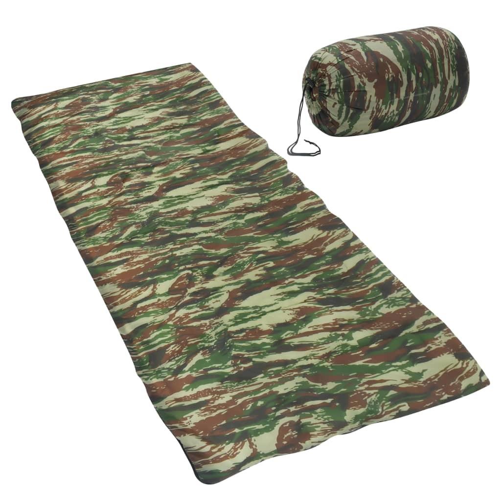 Sovepose 1100 g 10 °C rektangulær camouflagedesign