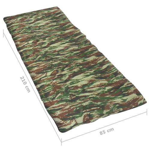 Sovepose 1100 g 10 °C rektangulær camouflagedesign