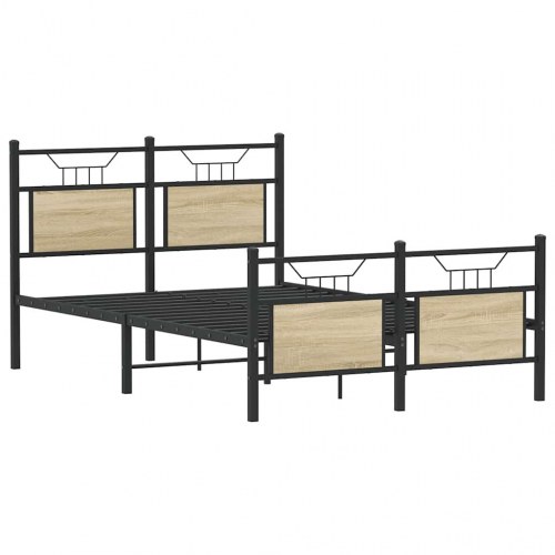 Sengeramme 120 x 190 cm uden madras - sonoma-eg