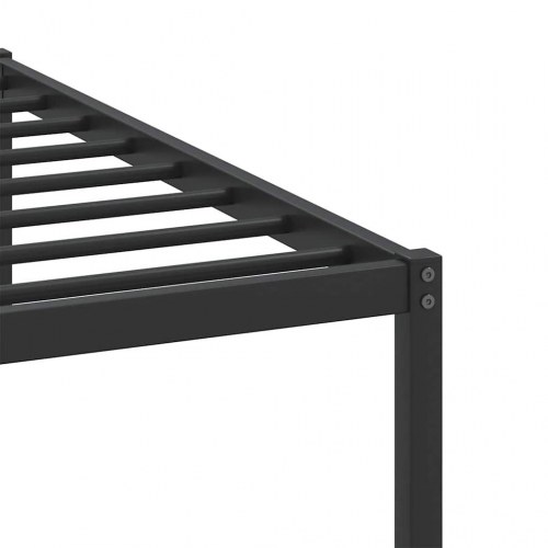 Sengeramme uden madras med sengegavl 183 x 213 cm - røget eg