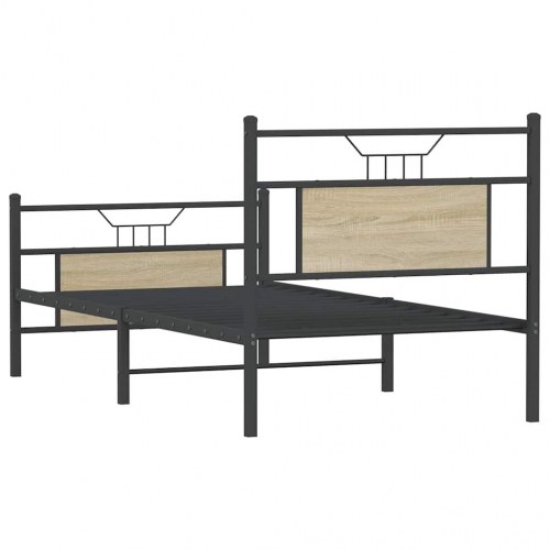 Sengeramme 90 x 190 cm uden madras - sonoma-eg