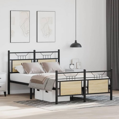 Sengeramme 120 x 200 cm uden madras - sonoma-eg