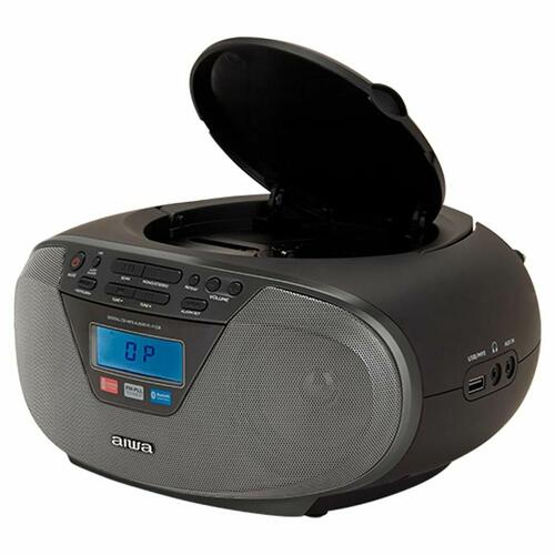CD/MP3-afspiller Aiwa BBTU-400BK Hvid Sort