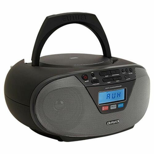 CD/MP3-afspiller Aiwa BBTU-400BK Hvid Sort