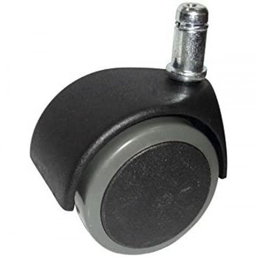 Møbelhjul til kontorstol - nylon, sort, bolt 11 mm (5 stk.)