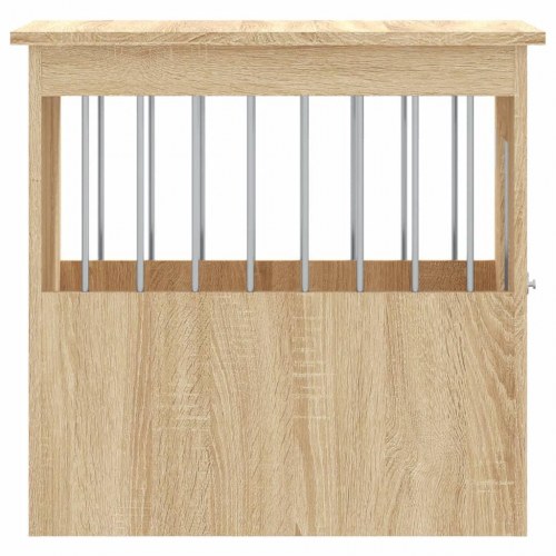 Hundebur/endebord 45×62×59 cm i konstrueret træ - sonoma-eg