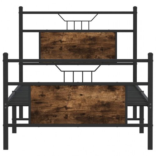 Sengeramme 90 x 200 cm - røget eg, uden madras
