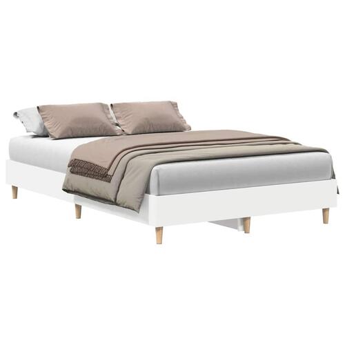 Sengestel uden madras 120x200 cm konstrueret træ hvid