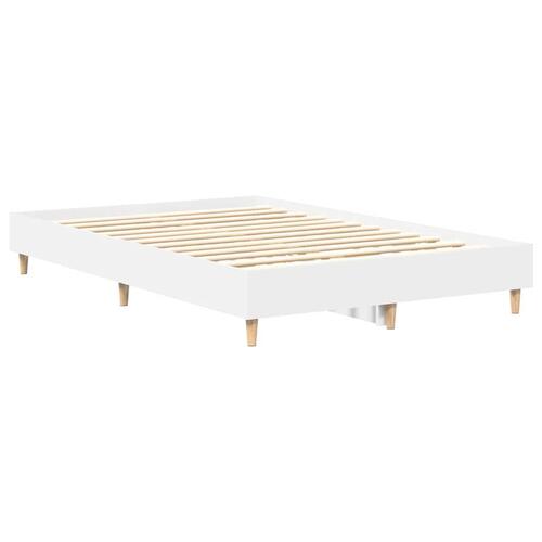 Sengestel uden madras 120x200 cm konstrueret træ hvid
