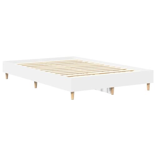 Sengestel uden madras 120x200 cm konstrueret træ hvid