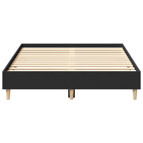 Sengestel uden madras 120x200 cm konstrueret træ sort