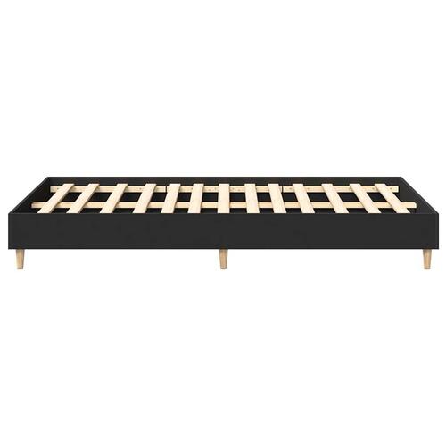 Sengestel uden madras 120x200 cm konstrueret træ sort