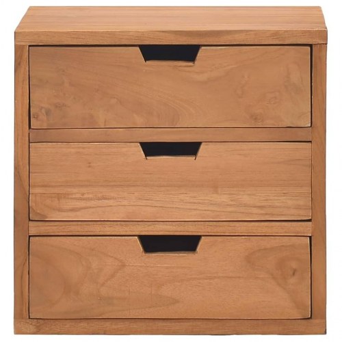 Sengebord 40x30x40 cm massivt teaktræ
