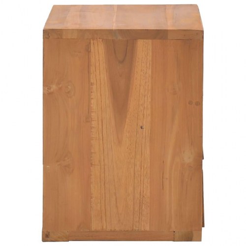 Sengebord 40x30x40 cm massivt teaktræ