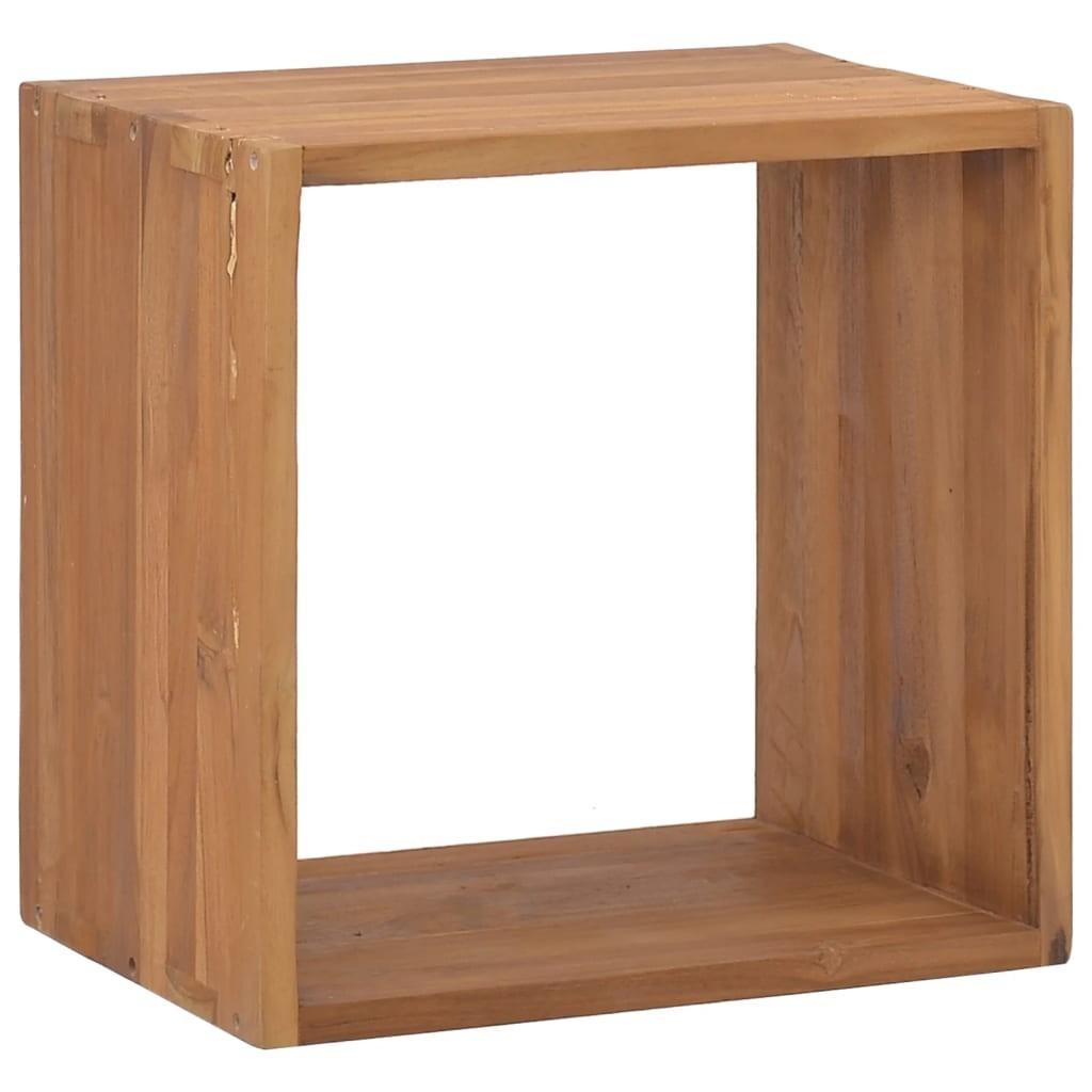 Sengebord 40x30x40 cm massivt teaktræ