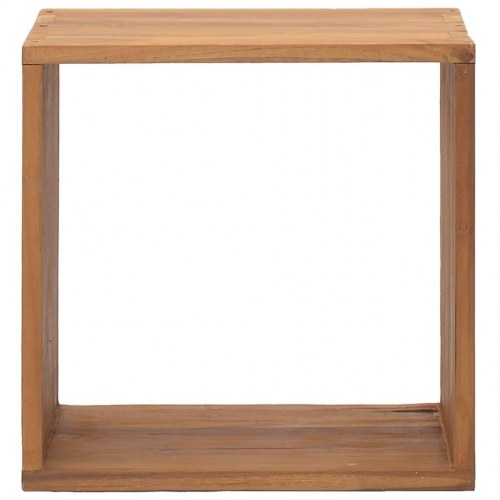 Sengebord 40x30x40 cm massivt teaktræ