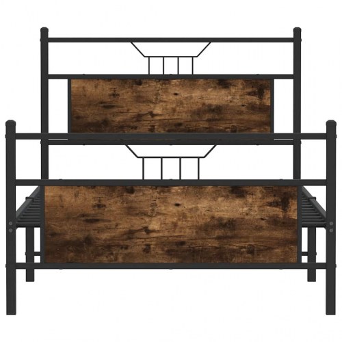 Sengeramme uden madras 107 x 203 cm - røget eg