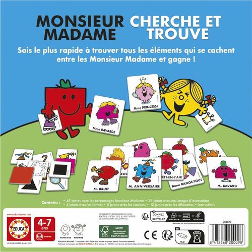 Lærerigt Spil Educa Mr. Men and Women