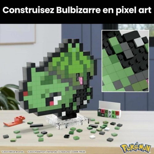 Byggelegetøj MEGA Pokémon Bulbasaur Pixel Art