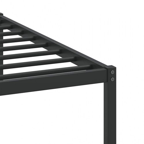 Sengeramme uden madras med sengegavl 183 x 213 cm - brun egetræ