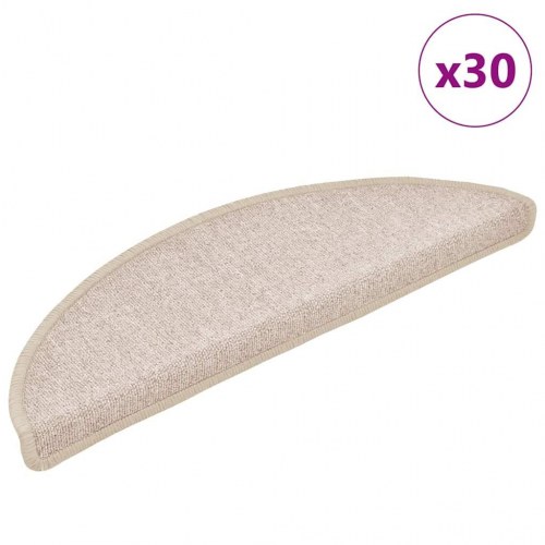 Trappemåtter 30 stk. 56 x 17 x 3 cm halvrund