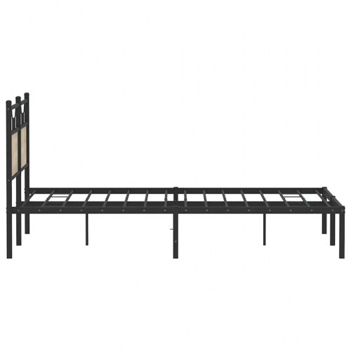 Sengeramme 150 x 200 cm med sengegavl - sonoma-eg