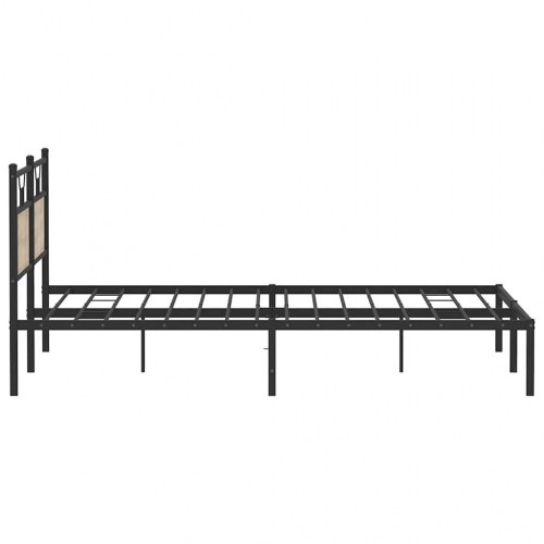 Sengeramme med sengegavl 183 x 203 cm - sonoma-eg