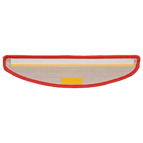 Trappemåtter 30 stk. halvrunde 56 x 17 x 3 cm - rød