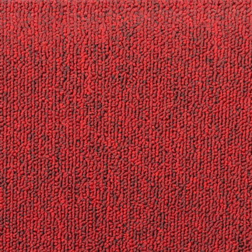 Trappemåtter 30 stk. halvrund 65 x 24 x 4 cm - rød
