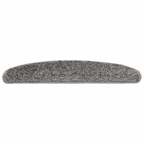 Trappemåtter 30 stk. 65 x 21 x 4 cm halvrunde - grå