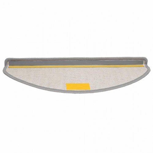 Trappemåtter 30 stk. 65 x 21 x 4 cm halvrunde - grå