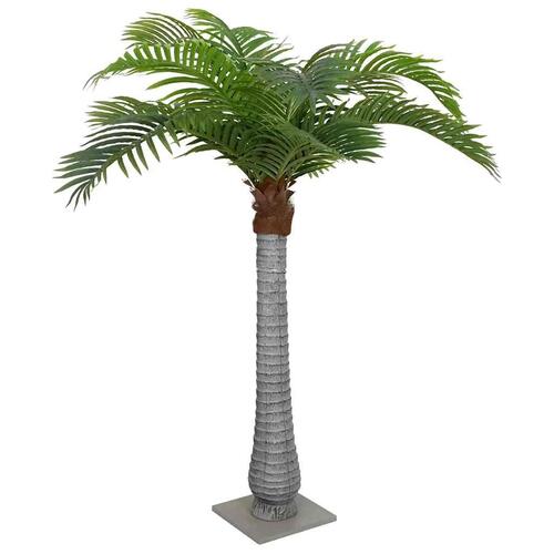 Kunstig palme 15 blade 200 cm grøn