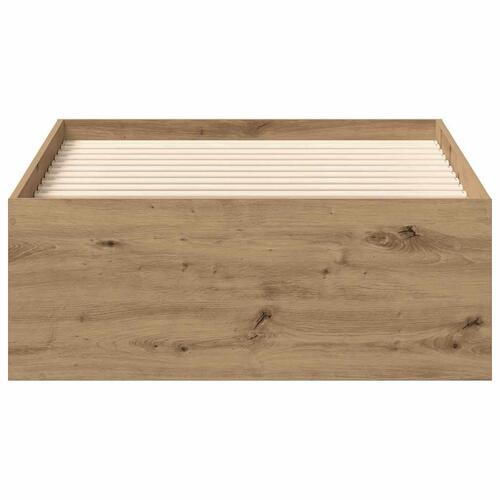 Sengeramme 140x200 cm uden madras konstrueret træ kunsteg