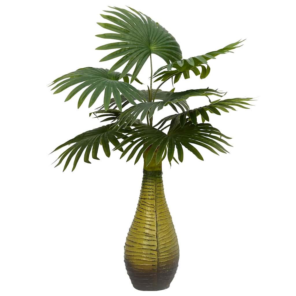 Kunstig Palmeplante 9 Blade Grøn - 65 cm