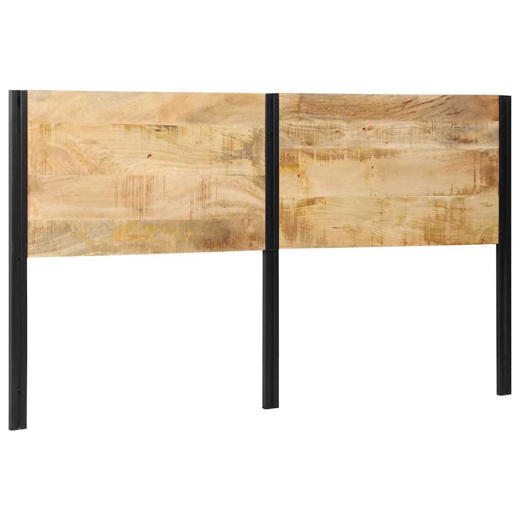 Sengegavl Og Jern - Massivt mangotræ / 180 cm