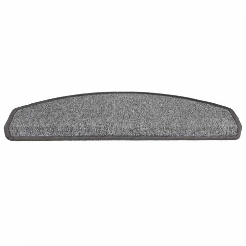 Trappemåtter 30 stk. 65 x 24 x 4 cm halvrunde - mørkegrå