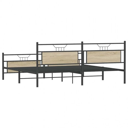 Sengeramme 200 x 200 cm uden madras - sonoma-eg