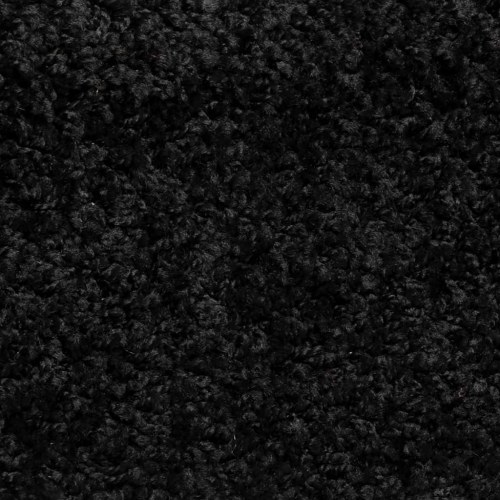 Trappemåtter 30 stk. halvrunde 56 x 17 x 3 cm - sort