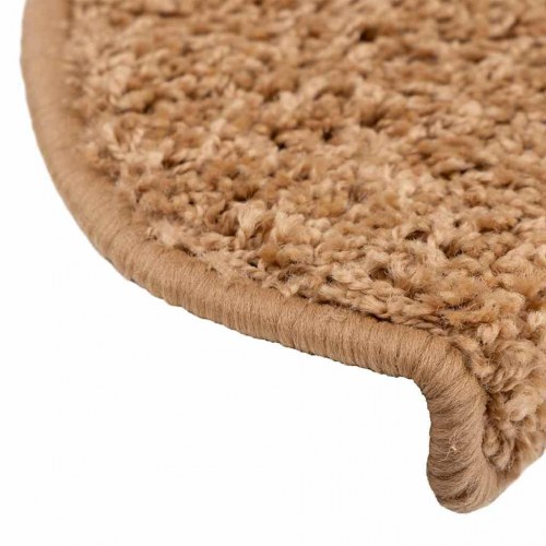 Trappemåtter halvrunde 30 stk. 65 x 21 x 4 cm - beige