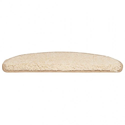 Trappemåtter halvrunde 30 stk. - creme 65 x 21 x 4 cm