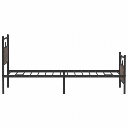 Sengeramme 100 x 200 cm uden madras - brun egetræ