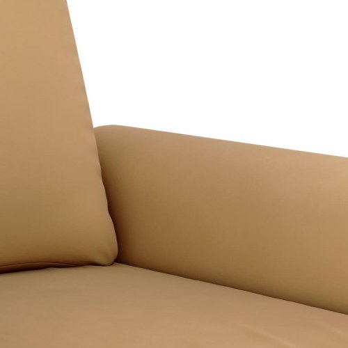 Sofasæt 3 dele med puder velour brun