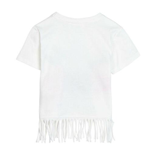 Børne Kortærmet T-shirt Stitch Hvid 5 år