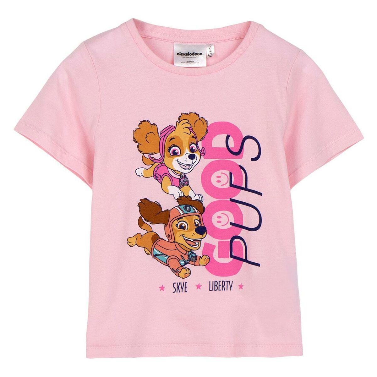 Børne Kortærmet T-shirt The Paw Patrol Hvid 6 år